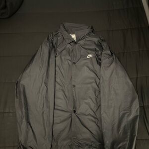Nike Black Windbreaker Jacket